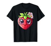Simpatico fiore di fragola Kawaii Maglietta