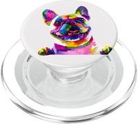 Simpatico francese Bulldog frenchie - disegno spalsh acquerello PopSockets PopGrip per MagSafe