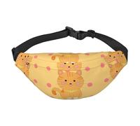 simpatico gattino cartone animato Ragazzi grande marsupio da viaggio, adatto per godersi sport, corsa, ciclismo, viaggi, pesca