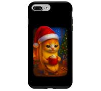 Simpatico gattino natalizio con meme natalizio Cozy Banana Cat Custodia per iPhone 7 Plus/8 Plus