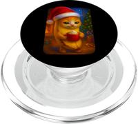 Simpatico gattino natalizio con meme natalizio Cozy Banana Cat PopSockets PopGrip per MagSafe