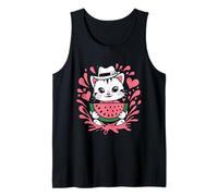Simpatico gatto anguria cuore Splash design Canotta