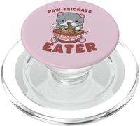 Simpatico gatto che mangia ramen mangiatore di zampa PopSockets PopGrip per MagSafe
