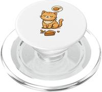 Simpatico gatto che sogna la Turchia Divertente Ringraziamento PopSockets PopGrip per MagSafe