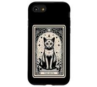Simpatico gatto come il diavolo XV Tarocchi Arcani Maggiore Divertente Custodia per iPhone SE (2020) / 7/8