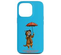Simpatico gatto con ombrello - I LOVE CANTARE IN THE RAIN 1 Custodia per iPhone 13 Pro