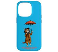 Simpatico gatto con ombrello - I LOVE CANTARE IN THE RAIN 1 Custodia per iPhone 14 Pro