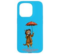 Simpatico gatto con ombrello - I LOVE CANTARE IN THE RAIN 1 Custodia per iPhone 15 Pro