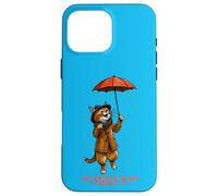 Simpatico gatto con ombrello - I LOVE CANTARE IN THE RAIN 1 Custodia per iPhone 16 Pro Max
