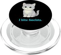 Simpatico gatto divertente I Bite fascisti amante dei gatti PopSockets PopGrip per MagSafe