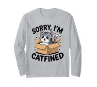 Simpatico Gatto giocoso in Scatola Design Maglia a Manica