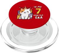 Simpatico gatto nella mia età di 7 anni, simpatico e divertente animale per il 7° compleanno PopSockets PopGrip per MagSafe