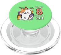 Simpatico gatto nella mia età di 8 anni, simpatico e divertente animale per l'ottavo compleanno PopSockets PopGrip per MagSafe