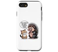 Simpatico gatto riccio tu mi gratti la schiena io gratto la tua Custodia per iPhone SE (2020) / 7 / 8