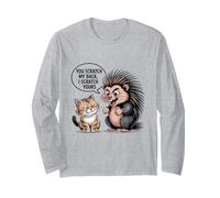 Simpatico gatto riccio tu mi gratti la schiena io gratto la tua Maglia a Manica