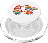 Simpatico gnomi da giardino bandiera arcobaleno - Gay Pride, LGBT Pride Day PopSockets PopGrip per MagSafe