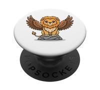 Simpatico Grifone Leone Alato | Fantasy Mitico Creatura PopSockets PopGrip Adesivo