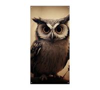 Simpatico gufo copertura della porta Banner Party Decor Forniture Portico Appeso Banner Personalizzazione Festone Per Vacanze Compleanno Giardino Prato