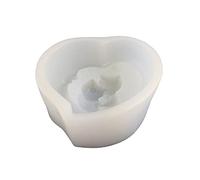 Simpatico gufo cuore fondente torta cioccolato cake topper strumenti di cottura sapone fatto a mano stampo ornamento in silicone facile da pulire stampi per fondente per la decorazione di torte Natale