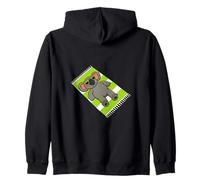 Simpatico Koala Che Prende Il Sole con Simpatico Animale Rilassante Felpa con Cappuccio
