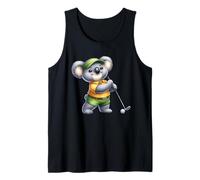 Simpatico Koala Golfing Animal - Divertente Design Koala Golfista Canotta