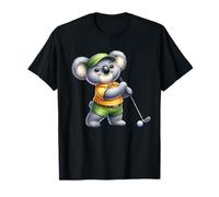 Simpatico Koala Golfing Animal - Divertente Design Koala Golfista Maglietta