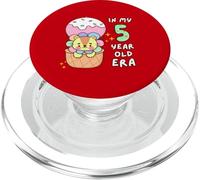 Simpatico leone per il 5° compleanno della mia era di 5 anni PopSockets PopGrip per MagSafe