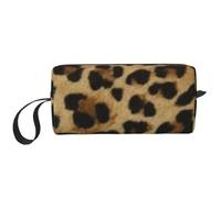 Simpatico leopardo stampato, Borsa per il trucco Borsa per cosmetici Borsa da toilette da viaggio portatile Borsa per trucco Organizer