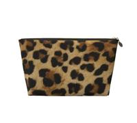 Simpatico leopardo stampato, Borsa per il trucco Borsa per cosmetici Borsa da toilette da viaggio portatile Borsa da toilette