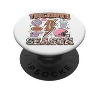 Simpatico leopardo Touchdown Stagione Calcio Mamma Game Day Regali PopSockets PopGrip Adesivo