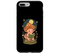 Simpatico libro di lettura Axolotl Whimsical Cottagecore Bookish Custodia per iPhone 7 Plus/8 Plus