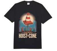 Simpatico Meme di Baseball con Grafica a Forma di Cono «Hoist The Cone» Comfort Colors Adult Heavyweight T-Shirt