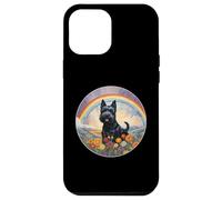 Simpatico memoriale per cani Scottish Terrier Rainbow Bridge Custodia per iPhone 12 Pro Max