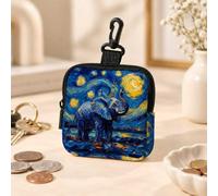 Simpatico mini portamonete a forma di animale, multifunzione, per chiavi, monete, auricolari, accessorio quotidiano portatile 1, BL23417, Un piccolo sacchetto di soldi con cerniera