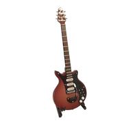 Simpatico mini strumento musicale per chitarra dal design unico, artigianato unico, carino modello classico in miniatura, ornamento da tavolo, strumento musicale portatile fai da te(3)