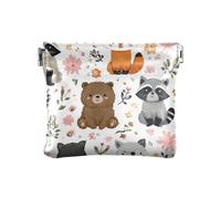 Simpatico modello animale spremere portamonete portamonete porta monete in pelle PU mini portafoglio tasca portamonete per donne ragazze uomini