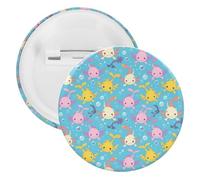 Simpatico modello Axolotl Bottoni Pin Distintivi Banda Stagnata Spille Mestieri per Camicie Vestiti Borsa Accessorio, 20PCS, plastica e latta
