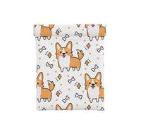 Simpatico modello di cane e osso Corgi, Spremere il portafoglio superiore da donna Borsa portaoggetti Piccola portamonete Portamonete