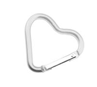 Simpatico moschettone | 12 ganci a molla a forma di cuore in lega | Piccolo moschettone clip, ganci multifunzione per guinzaglio per cani, portabottiglie d'acqua, strumenti di ritaglio e chiavi