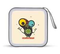 Simpatico mostro nero con emozioni divertente custodia per CD organizzatore 40 capacità DVD collezione borsa portafoglio libro per auto casa viaggio