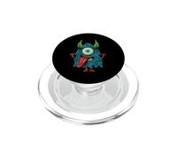 Simpatico mostro peloso divertente mostro creatura Halloween PopSockets PopGrip per MagSafe