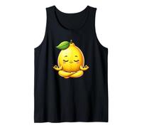 Simpatico motivo meditazione limone Canotta