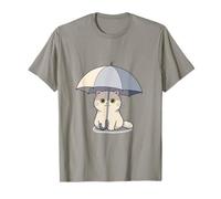 Simpatico Ombrello con Gatto Britannico a Pelo Corto Grafico Arte Pacifica Maglietta