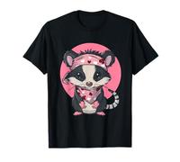 Simpatico Opossum Amante Motivo Foresta Fauna Selvatica Opossum Animal Maglietta