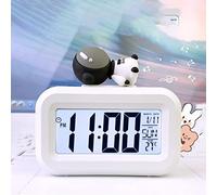 Simpatico Orologio Elettronico a Forma di Cartone Animato con Calendario della Temperatura su Schermo LED Trasparente, Ottimo per la Cameretta dei Bambini o Spazi Giocosi,