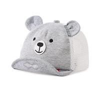 Simpatico Orsetto Berretto da Bambino Primavera Estate Cappello da Bambino Berretto da Sole in Cotone Ragazzo Ragazza 3-18 Mesi (Maglia Grigia, da 3 a 18 Mesi)