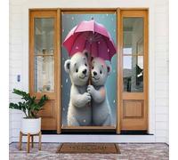 Simpatico orsetto bianco con stampa n. 63, decorazione decorativa per interni ed esterni, primavera, estate, autunno, inverno, Halloween, Natale, decorazioni per la casa