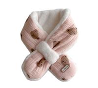 Simpatico Orso Modello Fazzoletto Da Collo Alla Moda Sciarpa Del Bambino Confortevole Silenziatore Autunno Inverno Regalo Essenziale Copertura Del Collo Antivento Etichetta Piccolo Orso Lungo