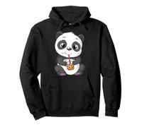Simpatico Orso Panda Choco Shake Dolci Bubble Tea Baby Felpa con Cappuccio