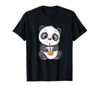 Simpatico Orso Panda Choco Shake Dolci Bubble Tea Baby Maglietta